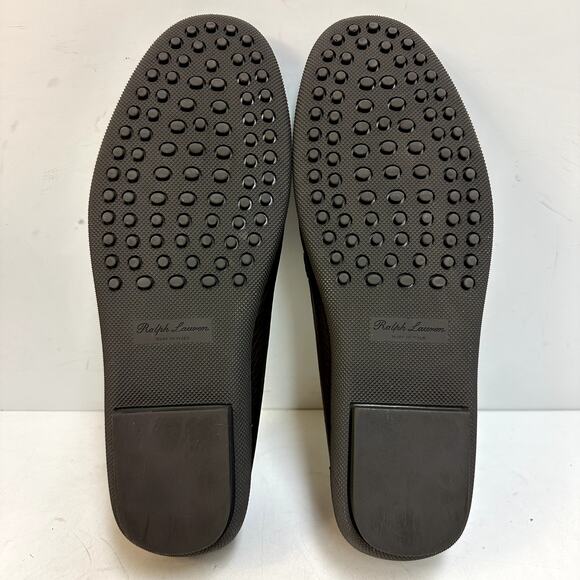 WORN TWICE Ralph Lauren Purple Label Driver Brown Pebbled Made in Italy 11.5 D main image 10
